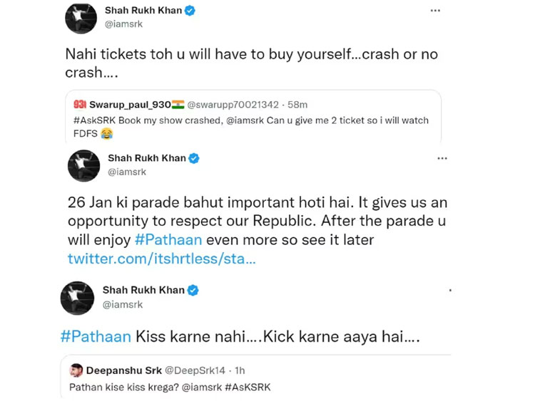 &lsquo;পাঠান&rsquo; নিয়ে ভক্তদের উত্তরে শাহরুখ