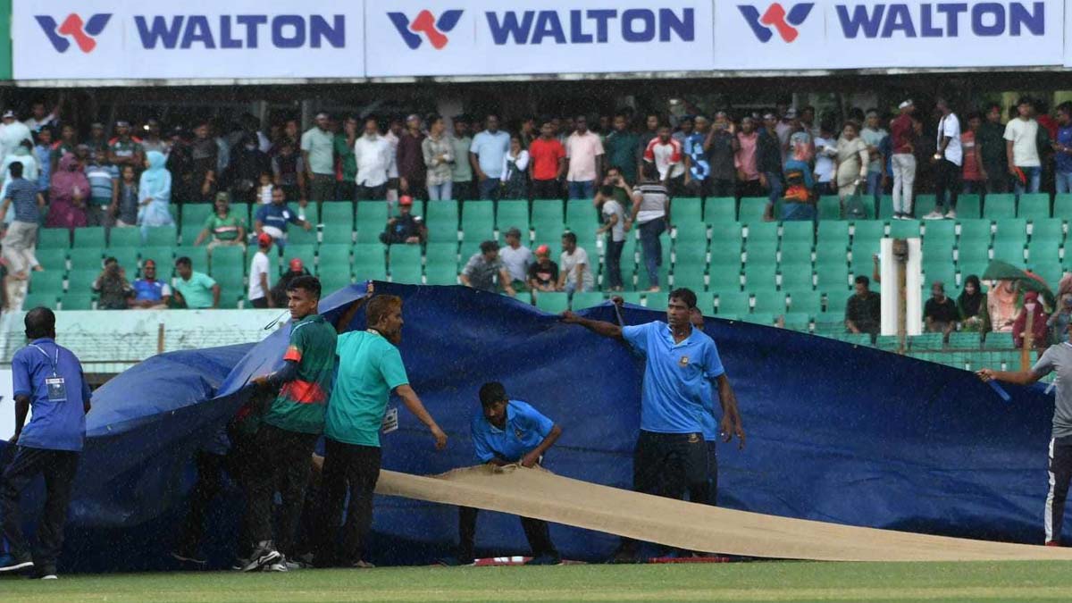 বৃষ্টিতে বন্ধ বাংলাদেশ-আফগানিস্তানের ম্যাচ