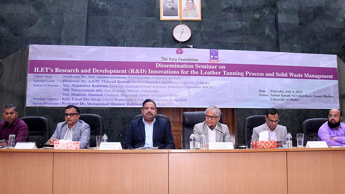 ঢাবির উদ্ভাবন পাল্টে দেবে চামড়া শিল্পের চিত্র