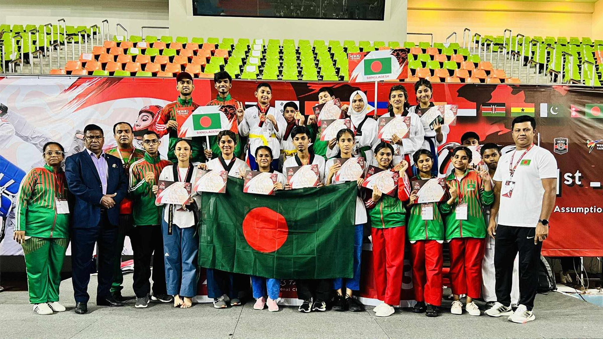 থাইল্যান্ডে ১৮ পদক বাংলাদেশের