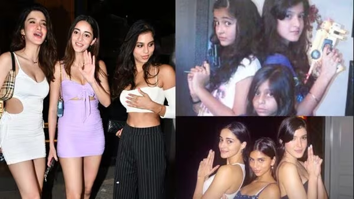 ছবিতে অনন্যা, সুহানা ও শানায়ার একাল-সেকাল