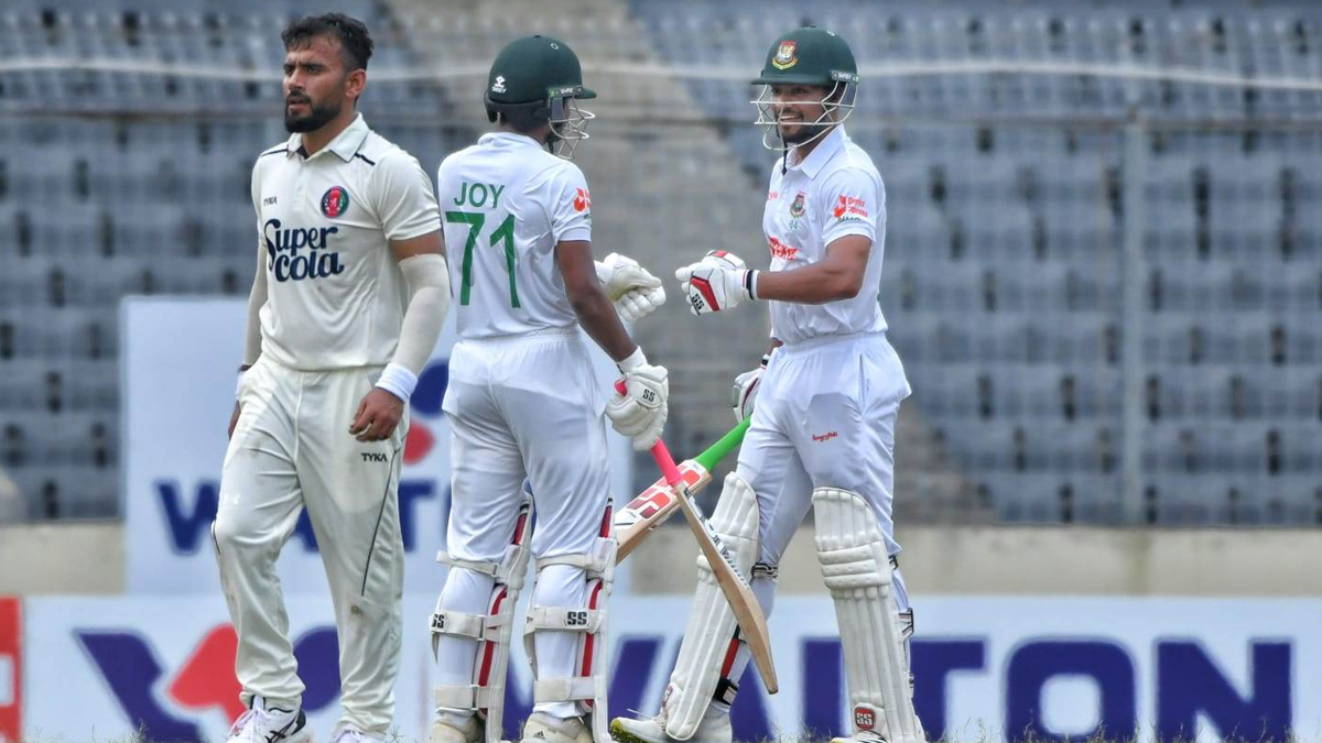 শান্ত-জয়ের ব্যাটে প্রথম সেশন বাংলাদেশের