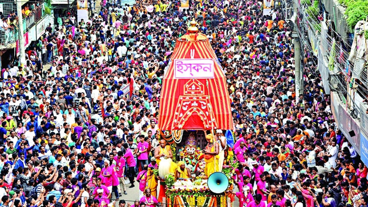জগন্নাথ দেবের রথযাত্রা উৎসব শুরু আজ