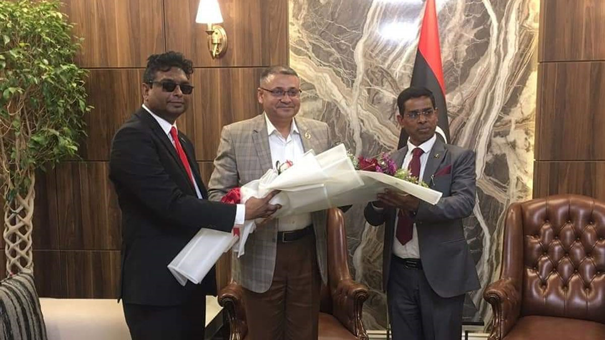 দায়িত্ব পালনে ত্রিপলিতে বাংলাদেশের নবনিযুক্ত রাষ্ট্রদূত
