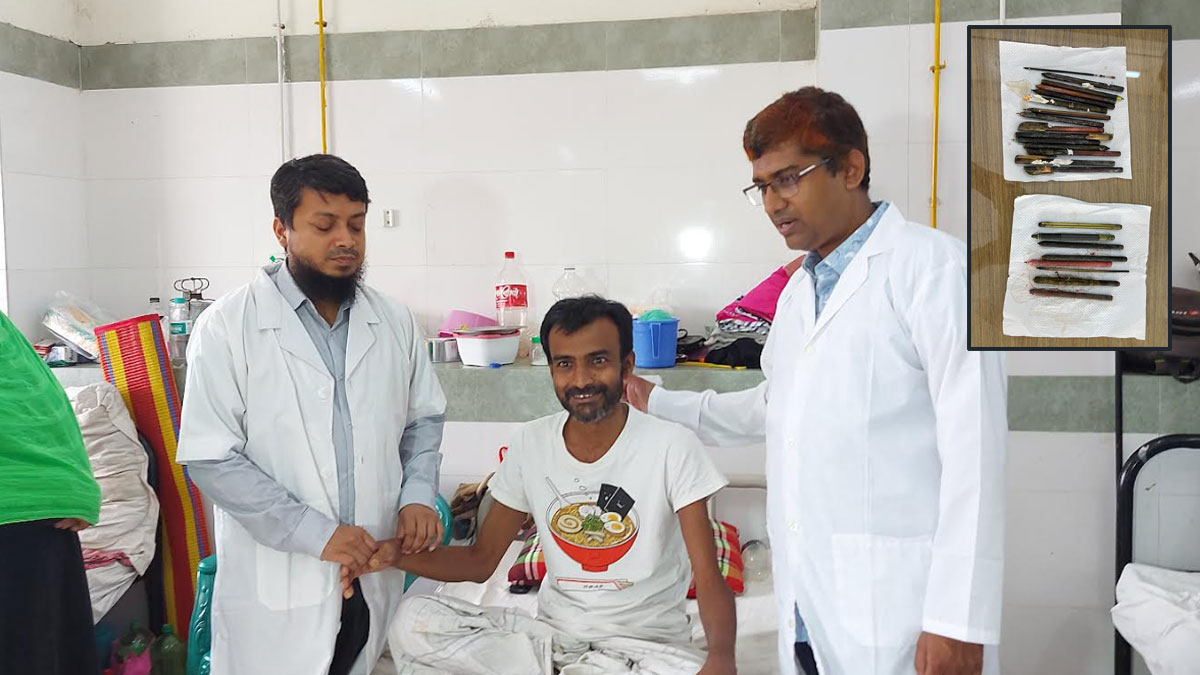 আর কলম খাবেন না সেই মোতালেব, সুস্থ হয়ে ছাড়লেন হাসপাতাল