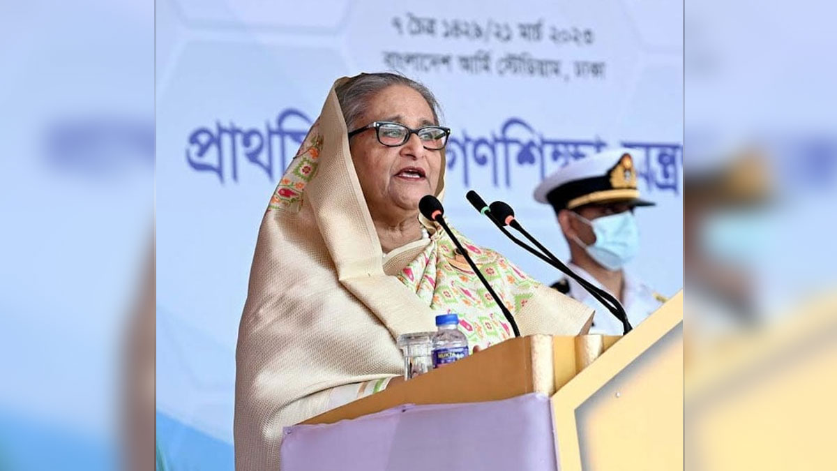 বাংলাদেশ বিশ্বকাপ ফুটবলে খেলবে, আশা প্রধানমন্ত্রীর