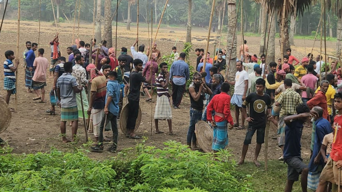 ফরিদপুরে ৭ গ্রামের মানুষের সংঘর্ষ