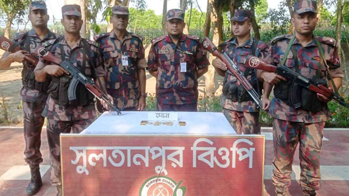 ভুসির বস্তায় ৩ কেজি স্বর্ণ ফেলে পালালো পাচারকারী
