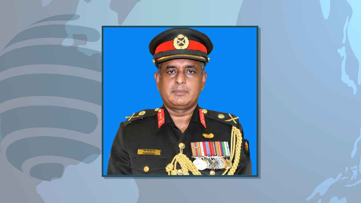 শান্তিরক্ষা মিশনের ফোর্স কমান্ডারের দায়িত্বে মেজর জেনারেল ফখরুল