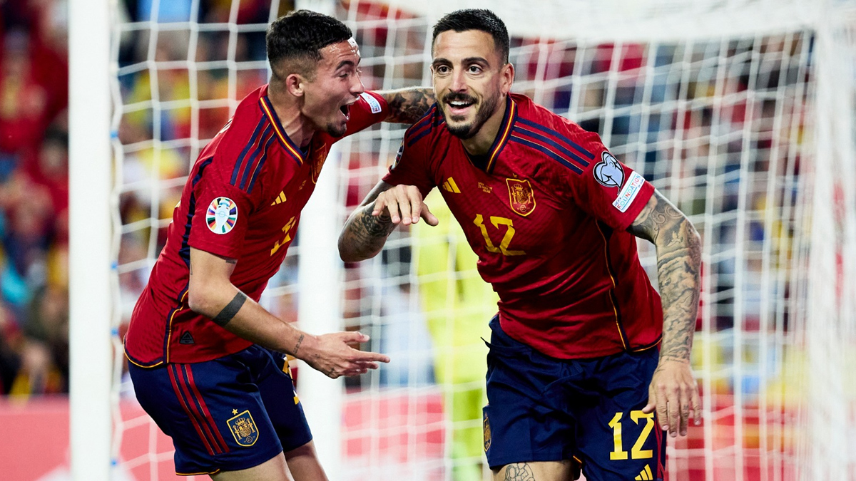 অভিষিক্ত জোসেলু’র জোড়া গোলে জিতল স্পেন