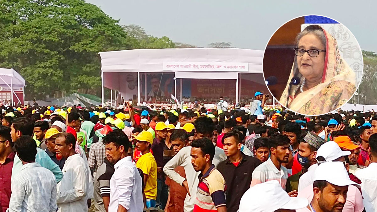 ময়মনসিংহে ৭৩টি উন্নয়ন প্রকল্পের উদ্বোধন করলেন প্রধানমন্ত্রী