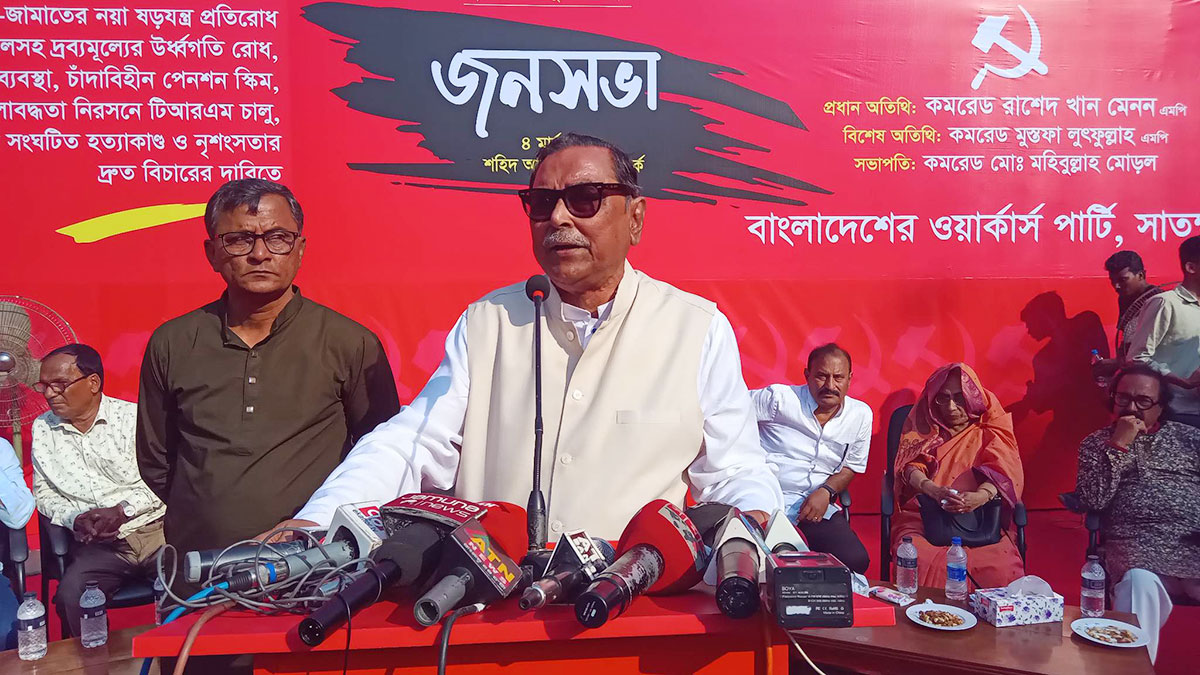 দেশের এমন পরিস্থিতির জন্য মুষ্টিমেয় আমলা গোষ্ঠী দায়ী : মেনন
