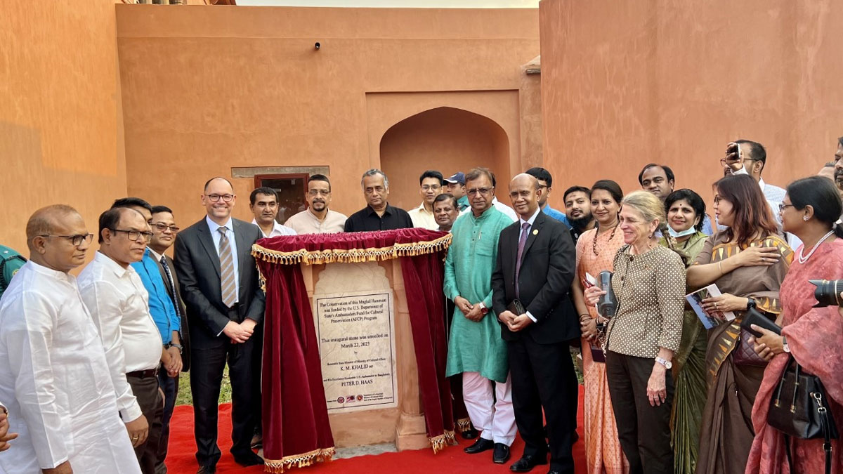 লালবাগ কেল্লার ঐতিহাসিক হাম্মামখানার সংস্কার-সংরক্ষণ কাজ শেষ 