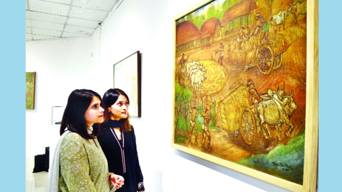 ৩০১ শিল্পকর্ম নিয়ে চলছে জাতীয় চারুকলা প্রদর্শনী