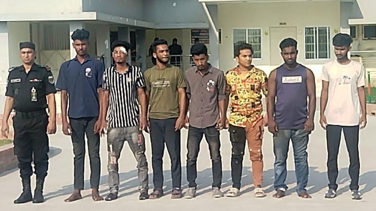 কেরানীগঞ্জে ৪৭ কেজি গাঁজাসহ ৭ কারবারি গ্রেপ্তার
