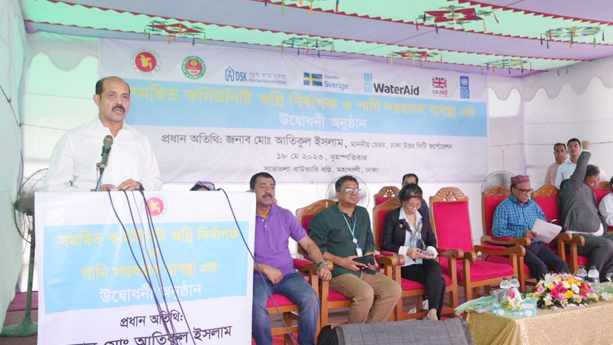 ডিএনসিসির সব মার্কেট ও বস্তিতে ফায়ার হাইড্রেন্ট বসানো হবে : মেয়র