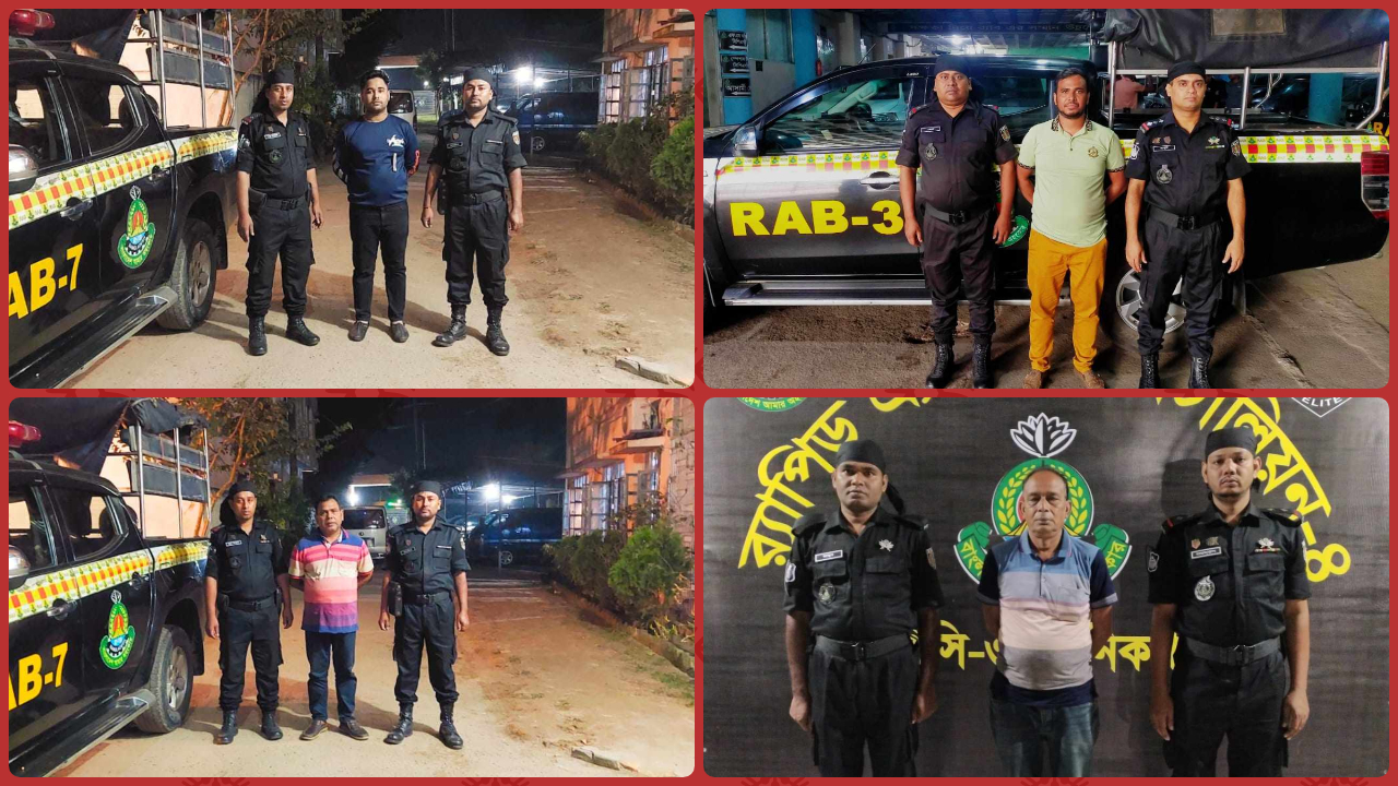 অবরোধের প্রথম দিন র্যাবের হাতে গ্রেপ্তার ২০