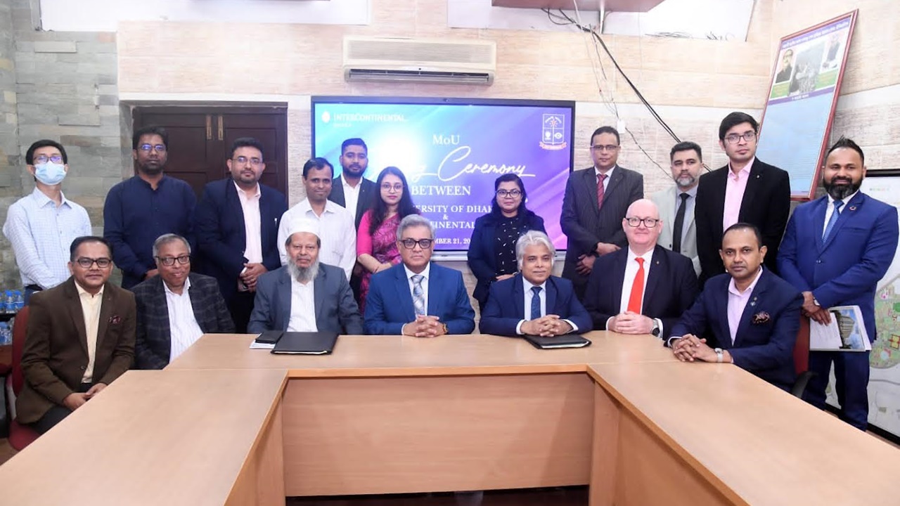 ইন্টারকন্টিনেন্টালে ইন্টার্নশিপের সুযোগ পাবেন ঢাবি শিক্ষার্থীরা