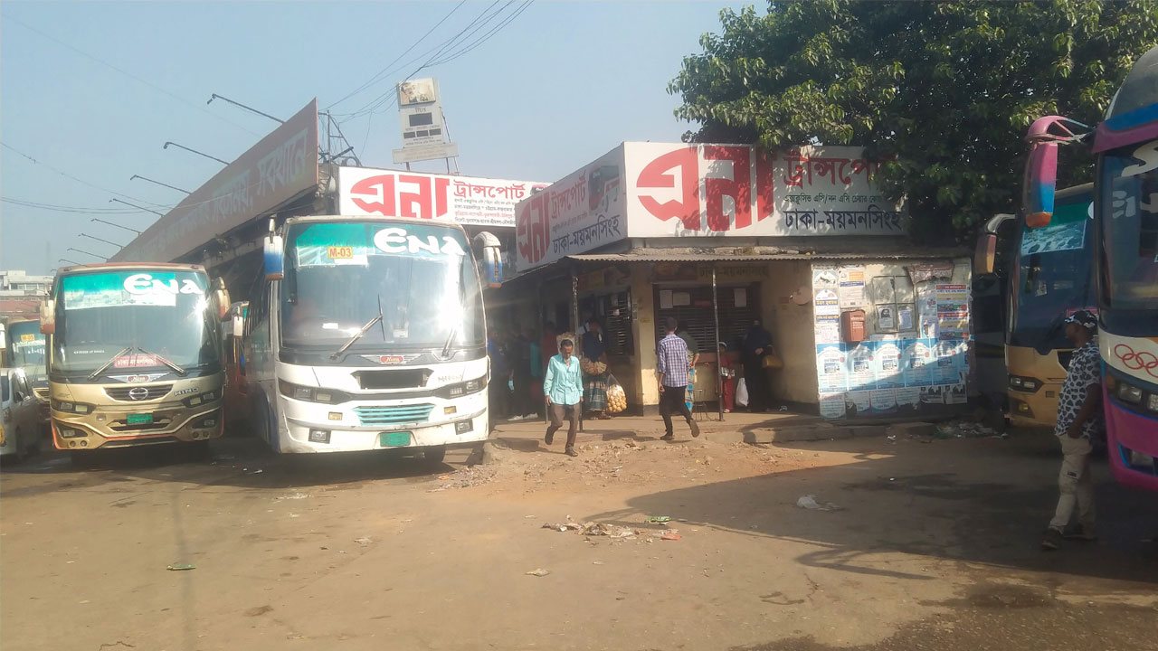 যাত্রী পেলে বাস ছাড়বে এনা পরিবহন