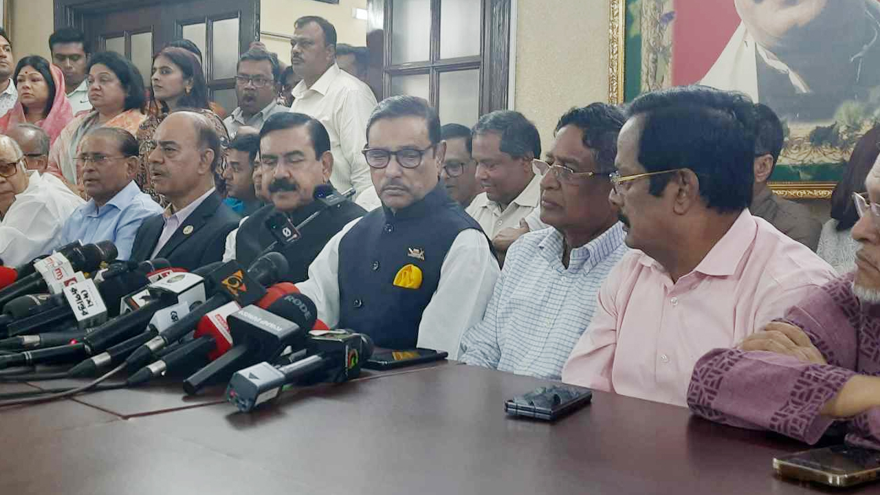 আবারও সন্ত্রাসী কর্মকাণ্ড বেছে নিয়েছে বিএনপি : ওবায়দুল কাদের