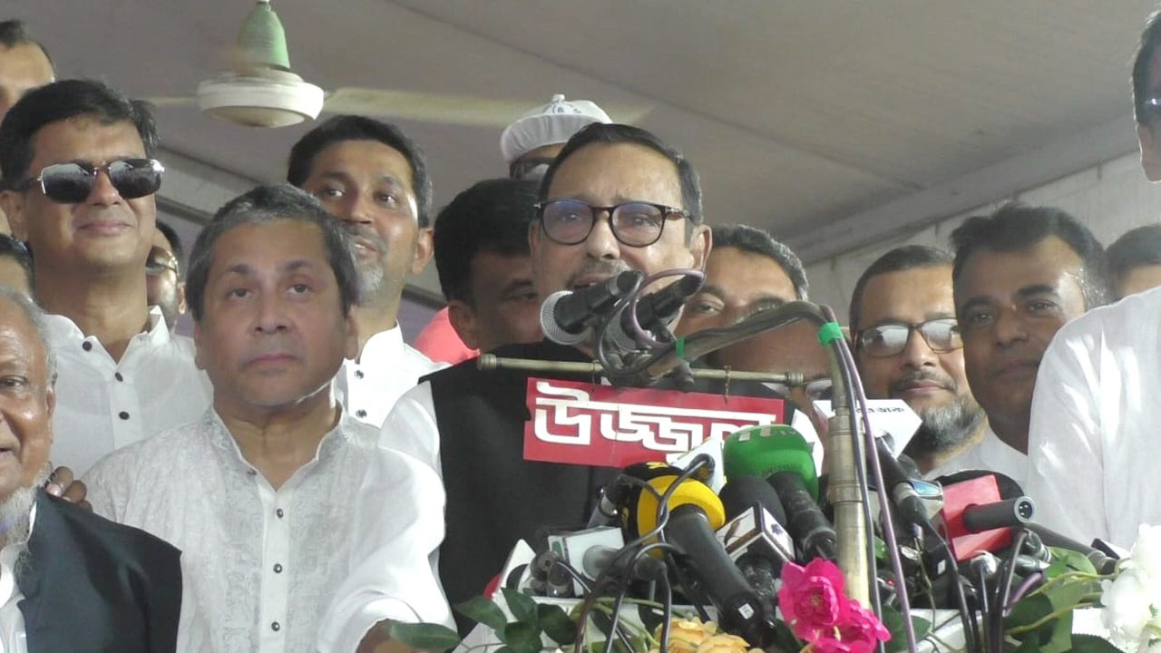 বিএনপির সঙ্গে কোনো আপস হবে না : ওবায়দুল কাদের