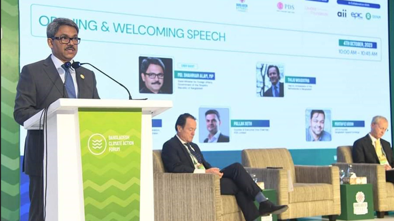 জলবায়ু অর্থায়নে আন্তর্জাতিক অঙ্গীকার পূরণের আহ্বান