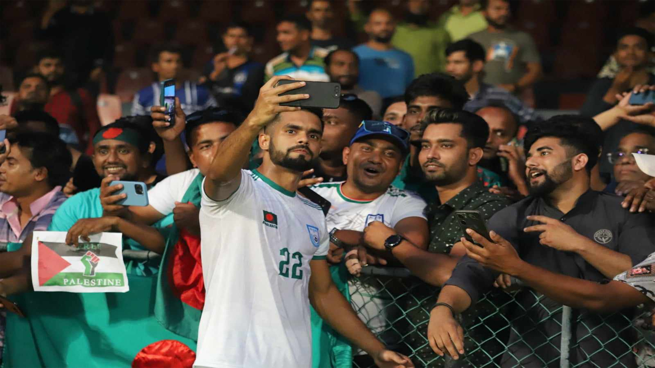 গোল করার পর যা বললেন সাদ