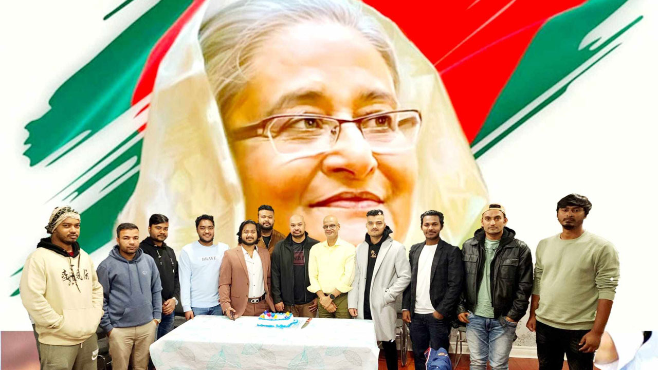 কানাডায় ছাত্রলীগের উদ্যোগে শেখ হাসিনার জন্মদিন পালন