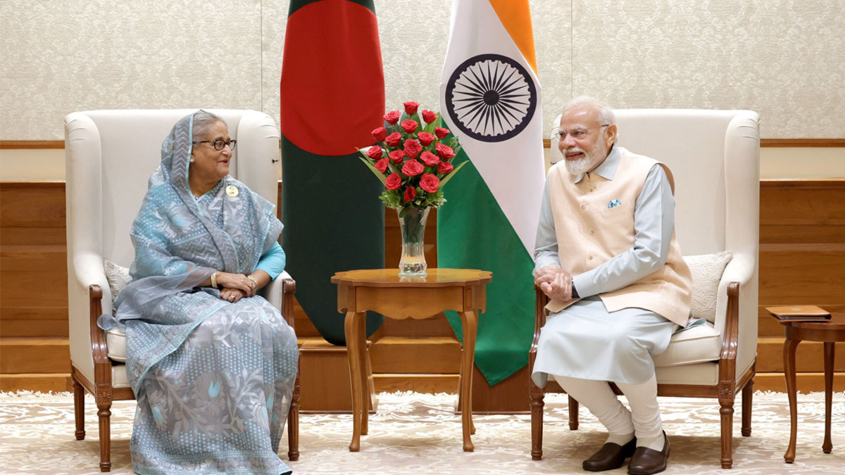 শেখ হাসিনা-নরেন্দ্র মোদি দ্বিপাক্ষিক বৈঠক অনুষ্ঠিত