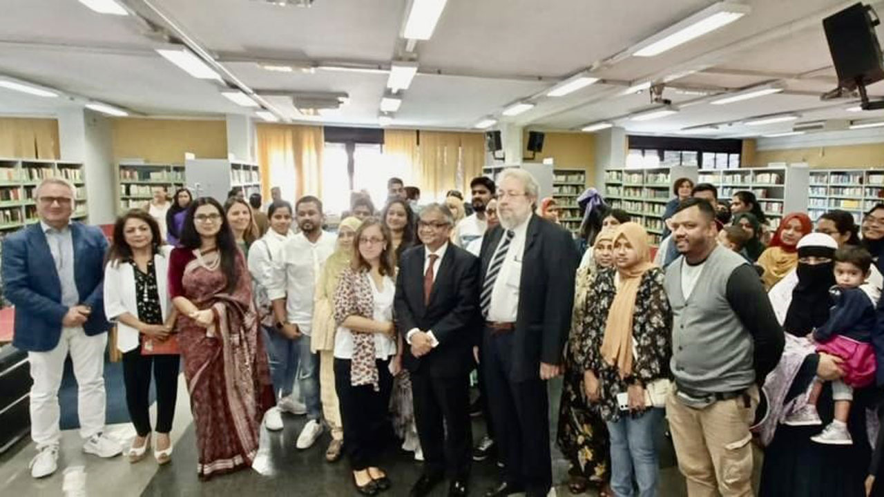 ইতালির গুলিয়েমো মার্কনি গ্রন্থাগারে ‘বাংলাদেশ কর্নার’ উদ্বোধন