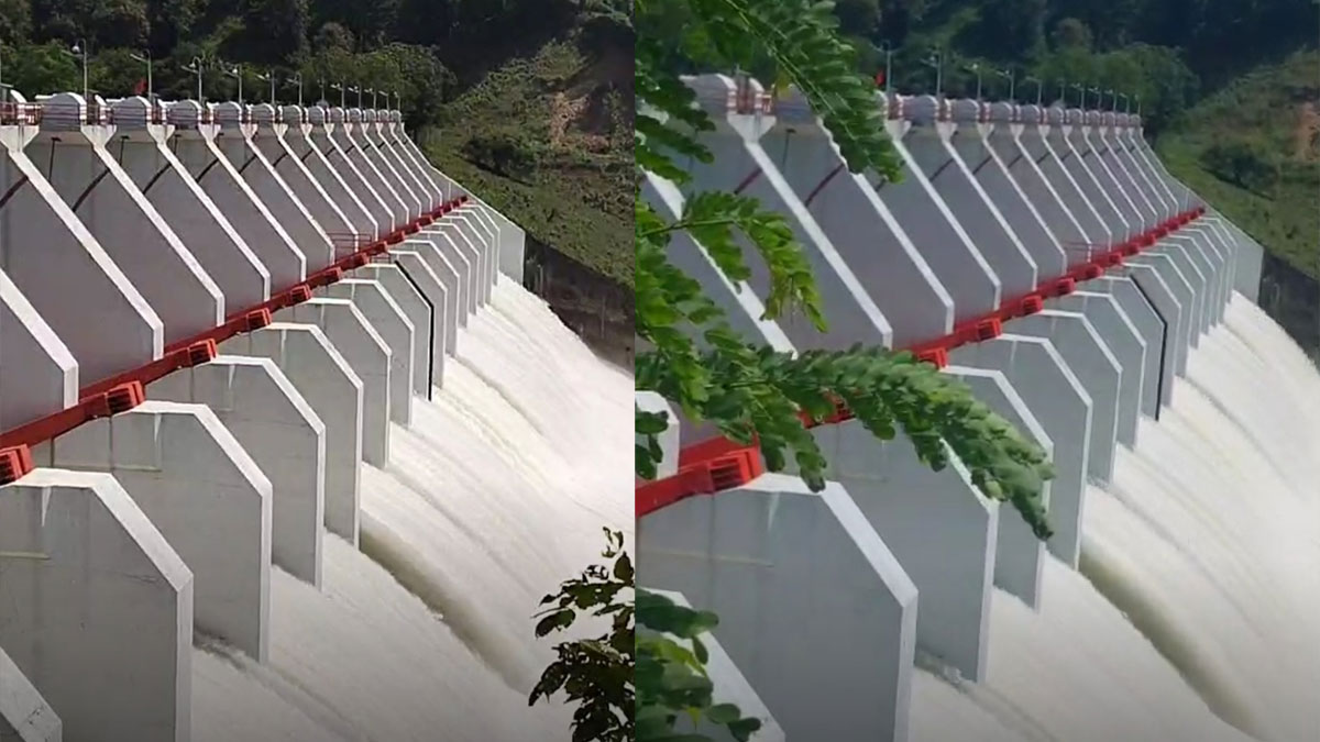 খুলে দেওয়া হলো কাপ্তাই হ্রদের ১৬টি গেট