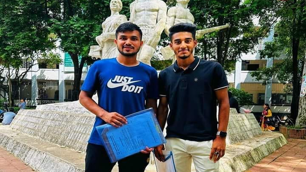 ঢাবিতে ভাইভা দিলেন জিকো-মোরসালিন