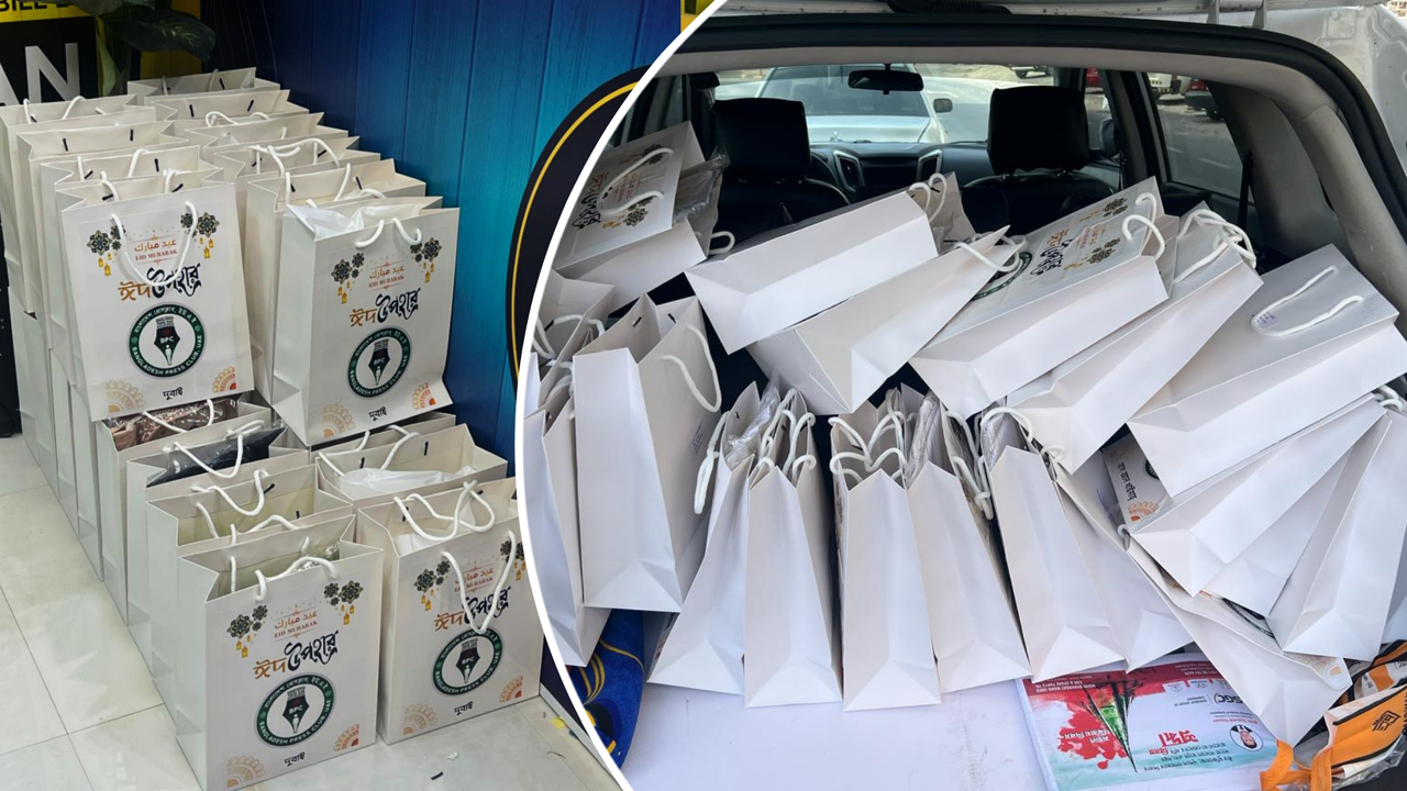 শতাধিক প্রবাসীকে বাংলাদেশ প্রেস ক্লাব ইউএইর ঈদ উপহার