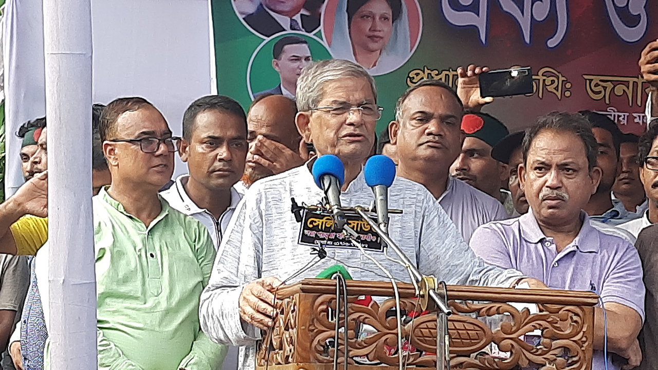 আ. লীগ হিন্দুদের ঢাল হিসেবে ব্যবহার করতে চায় : মির্জা ফখরুল