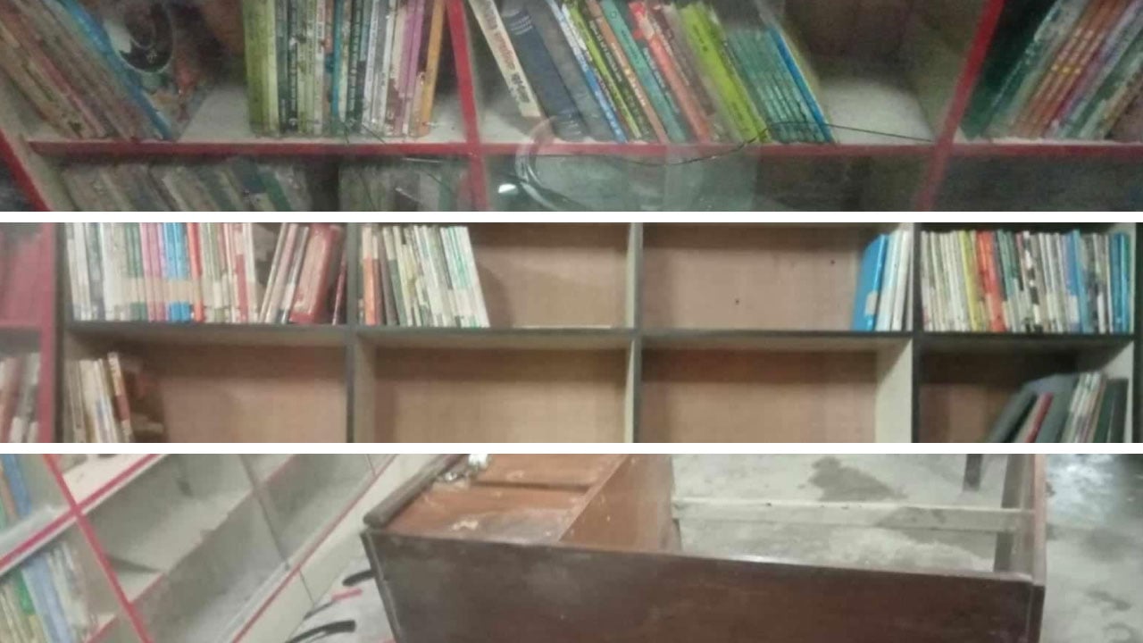 গাইবান্ধায় পাবলিক লাইব্রেরিতে লুটপাট, বই ফেরত চেয়ে লেখকের আকুতি