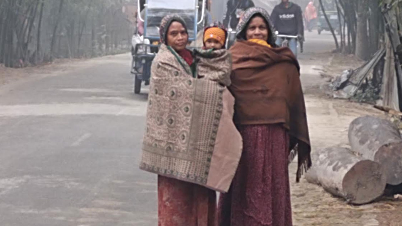 কুড়িগ্রামে শীতের তীব্রতায় জনজীবনে ভোগান্তি