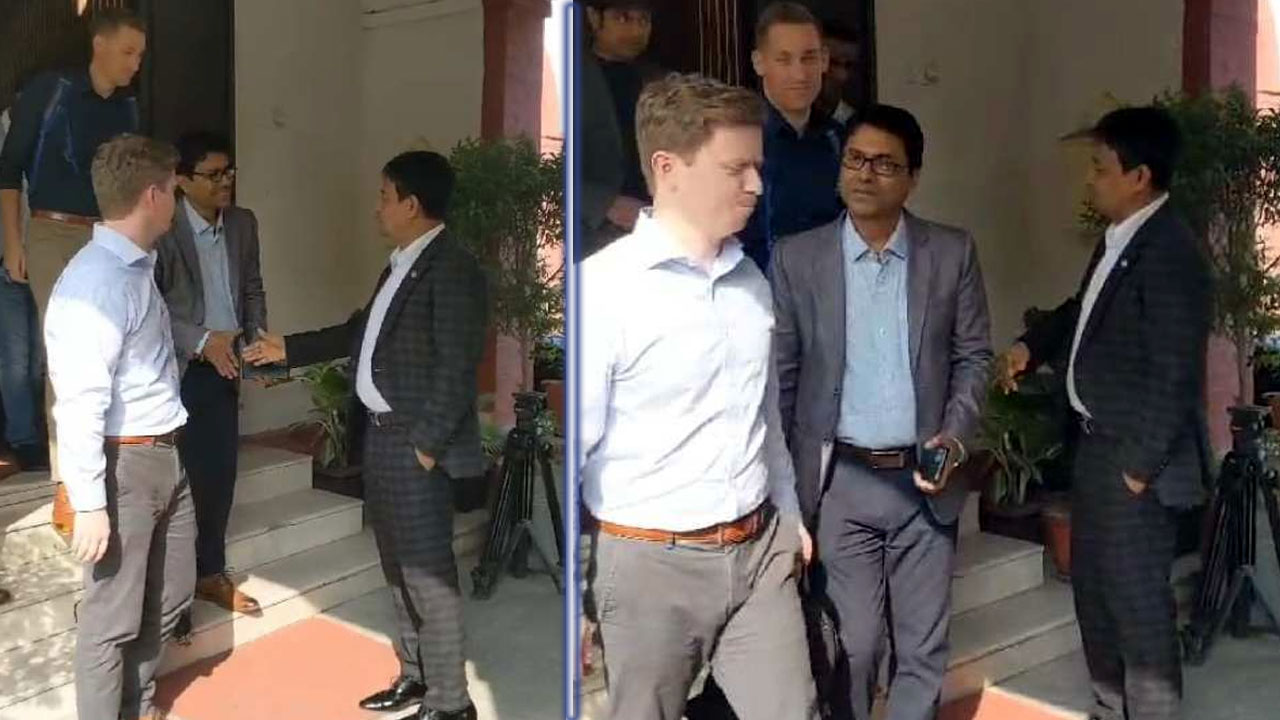 ডিবি কার্যালয়ে আইআরআই নির্বাচন পর্যবেক্ষক দল