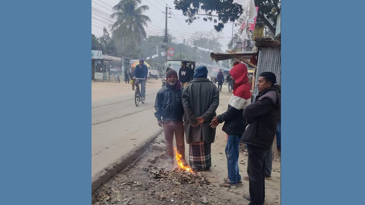 ঠাকুরগাঁওয়ে জেঁকে বসেছে শীত, বিপাকে নিম্নআয়ের মানুষ