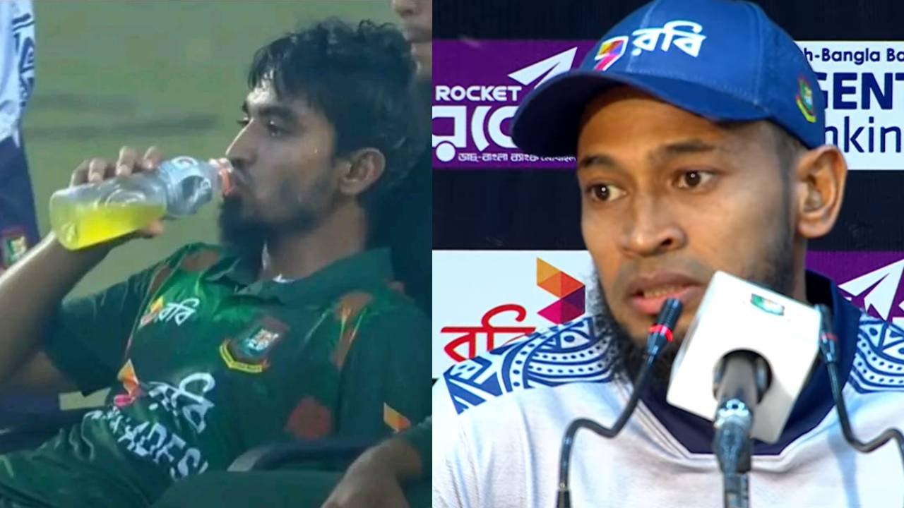 মাঠে তানজিম সাকিবের পানি খাওয়া প্রসঙ্গে যা বললেন মুশফিক