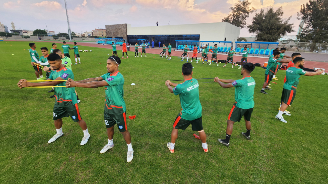 সুদান ম্যাচ দিয়ে ফিলিস্তিনের প্রস্তুতি নিলো বাংলাদেশ