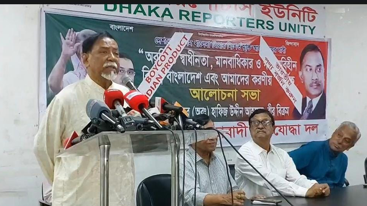 ভারতের আনুগত্য নিয়ে সরকার দেশ চালাচ্ছে : হাফিজ