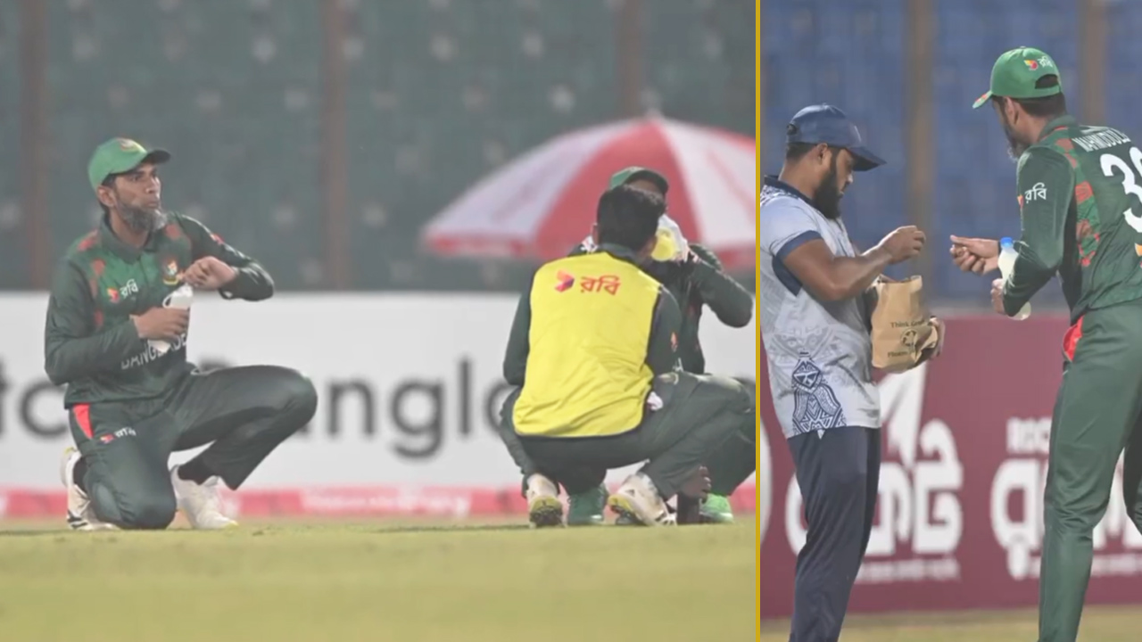 মাঠেই ইফতার করলেন মুশফিক-মাহমুদউল্লাহরা!