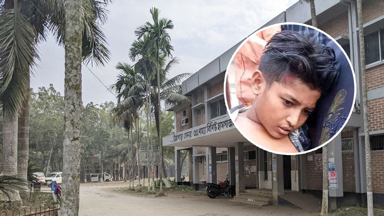 ট্রেনের ছাদ থেকে পড়ে শিশু গুরুতর আহত