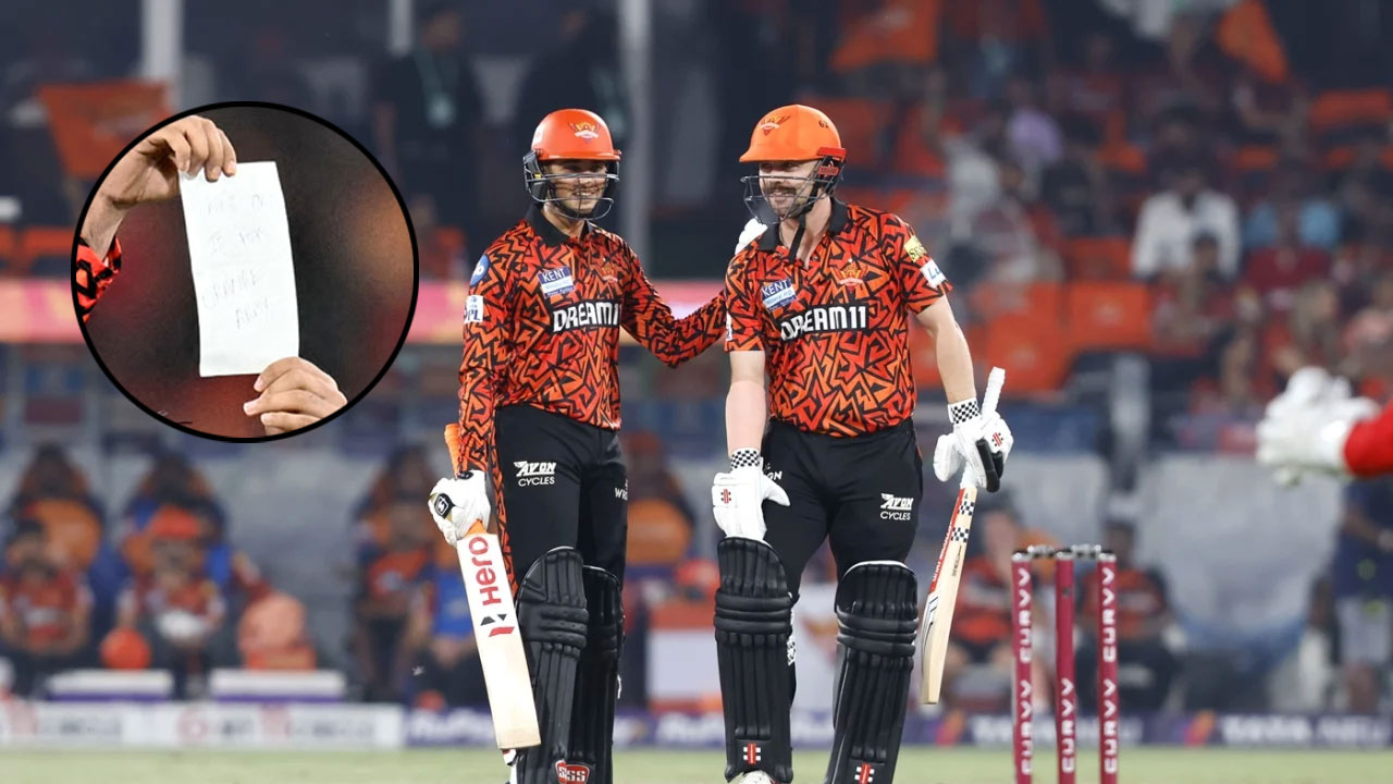 সেই চিরকুট নিয়ে হেড-অভিষেকের পাল্টাপাল্টি বক্তব্য 