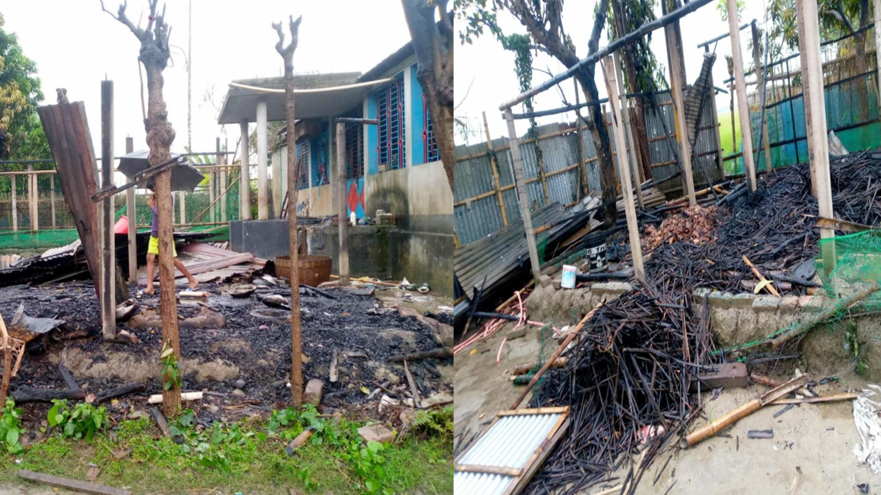 মোটরসাইকেল কিনে না দেওয়ায় বাড়িতে আগুন দিলো কিশোর