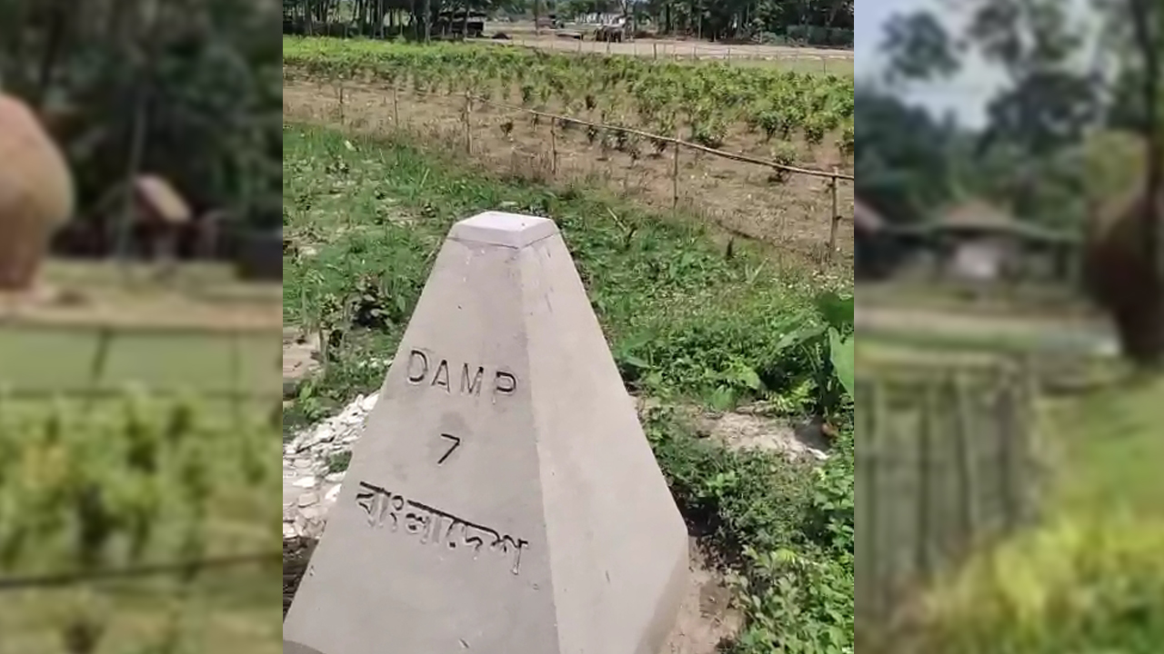 বিজিবির বাধায় মাটি কাটা বন্ধ করলো বিএসএফ