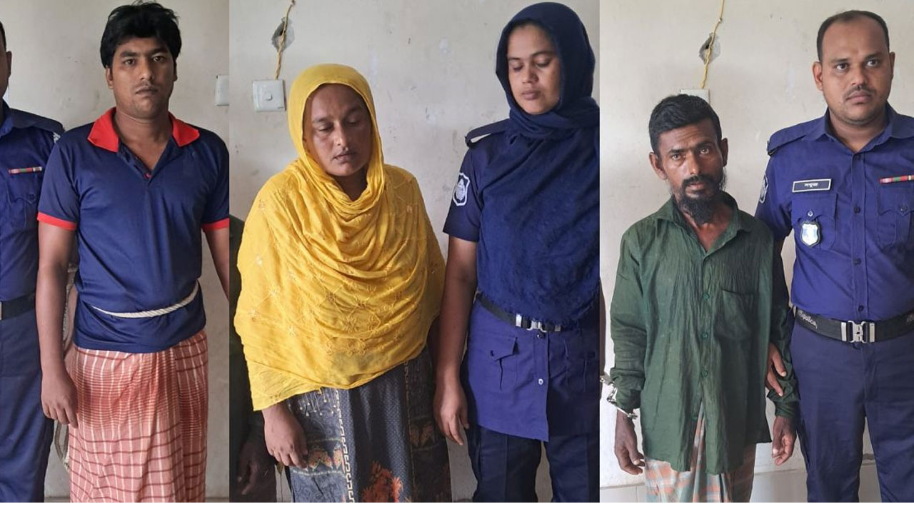 বাউফলে কিশোরী উর্মী হত্যার ঘটনায় বাবা-মা ও ভগ্নিপতি গ্রেপ্তার