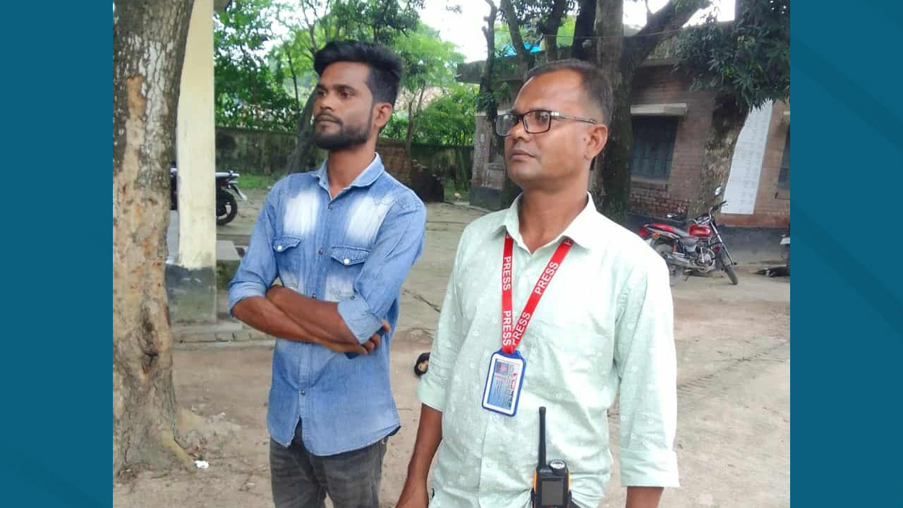 সাংবাদিক পরিচয়ে চাঁদাবাজি করতে গিয়ে ধরা পড়লেন দুই ভাই