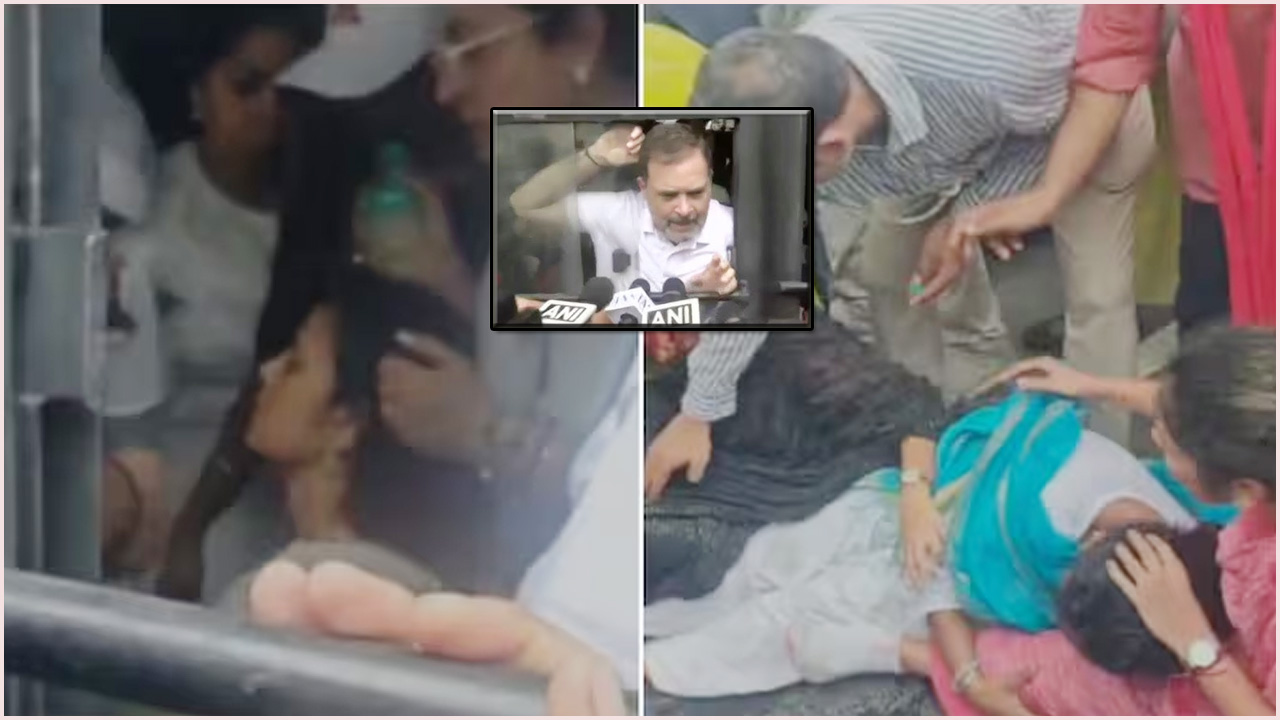 ‘ভোট চোর, গদি চোর’ স্লোগানে উত্তাল দিল্লি, অজ্ঞান ২ এমপি