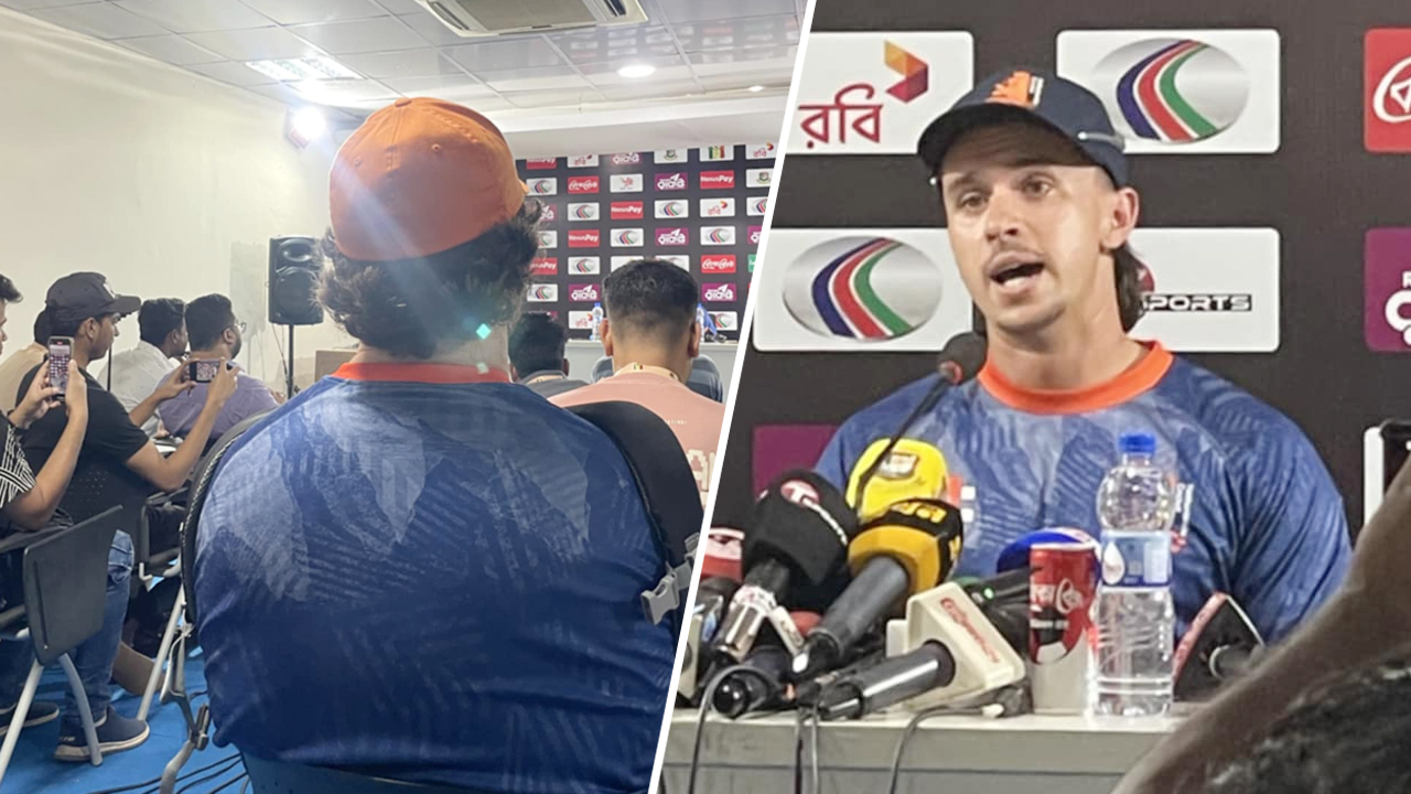 সাংবাদিকের ভূমিকায় ডাচ ক্রিকেটার, উত্তর দিলেন আরেকজন